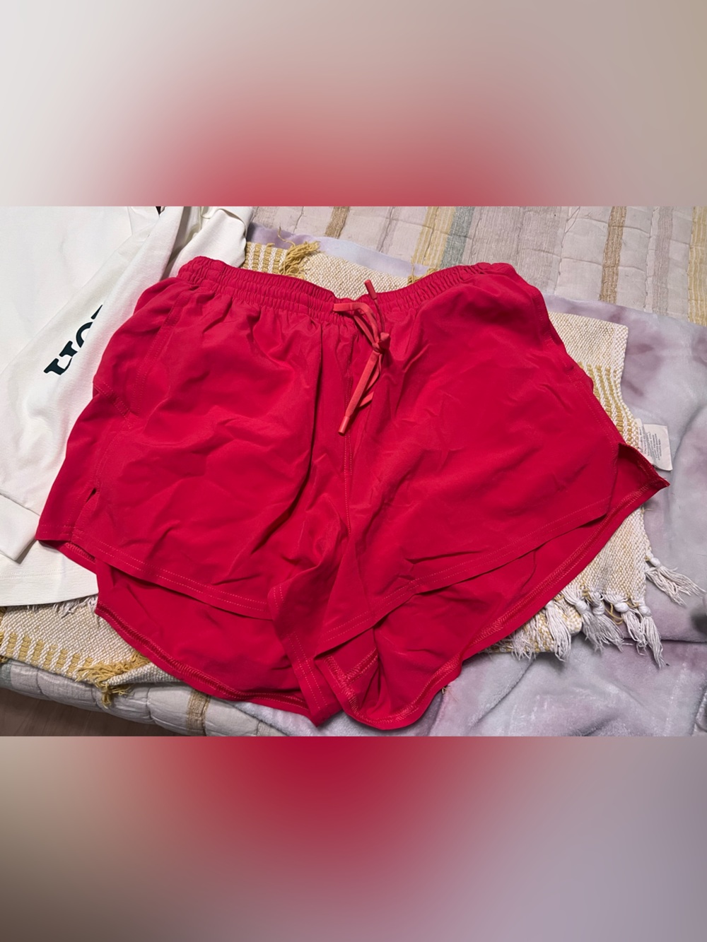Women’s Red Court Rival Running Shorts